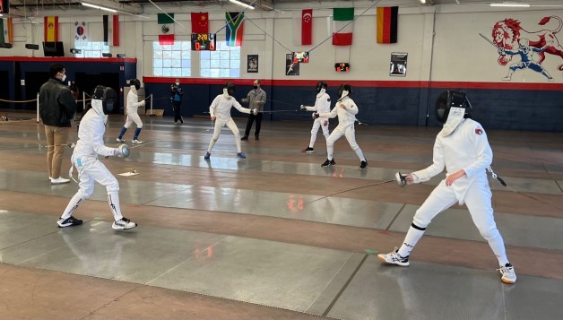 Just a Fencer in a White Jacket