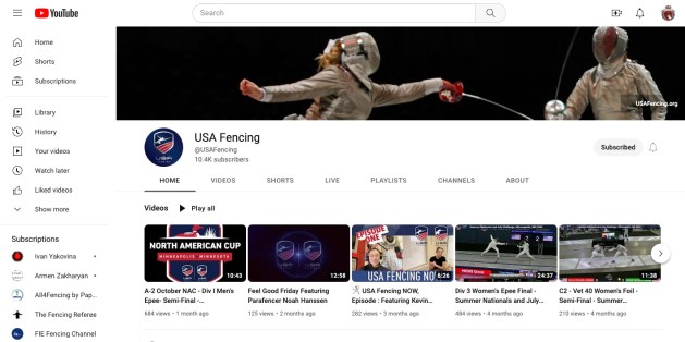 How to Find Fencing Bouts to Watch Online